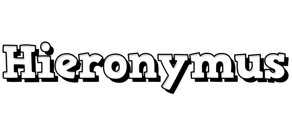 Hieronymus snowing logo