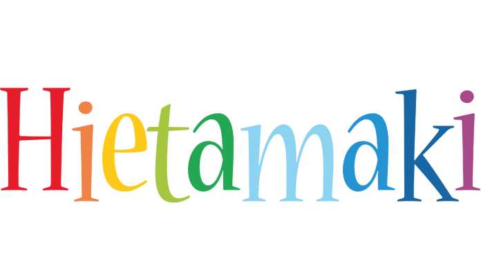 Hietamaki birthday logo