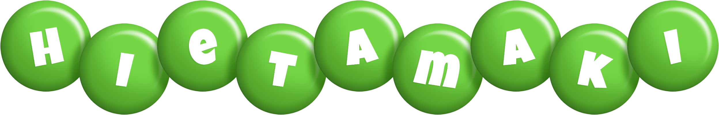 Hietamaki candy-green logo
