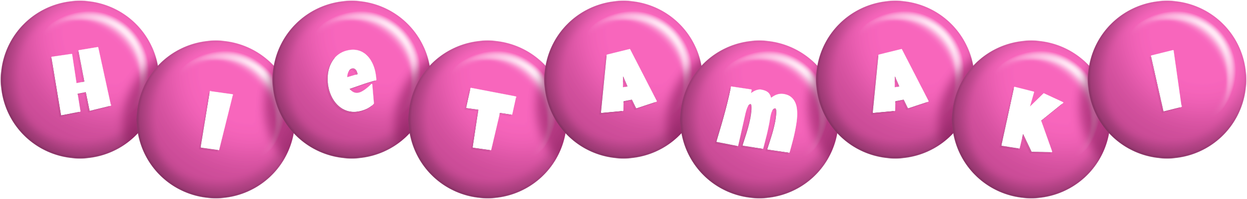 Hietamaki candy-pink logo