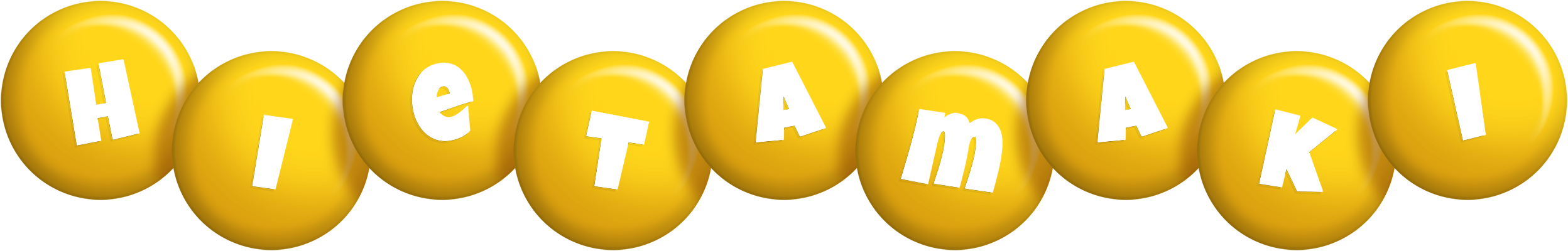 Hietamaki candy-yellow logo