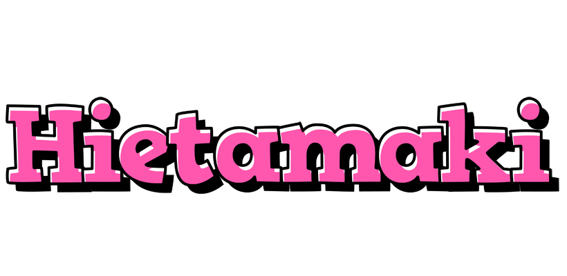 Hietamaki girlish logo