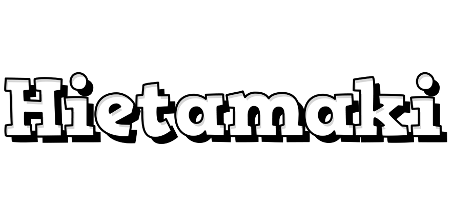 Hietamaki snowing logo