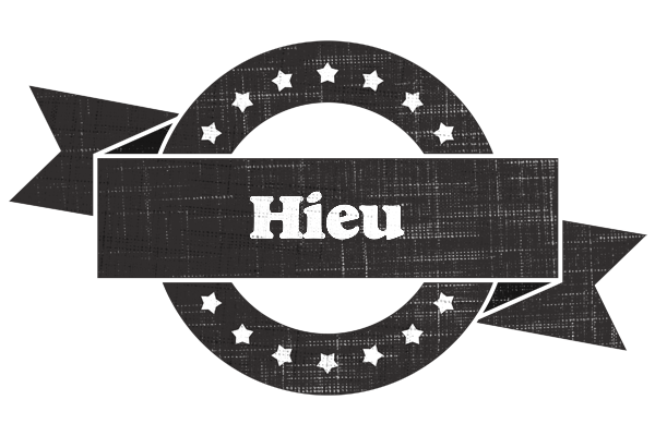 Hieu grunge logo
