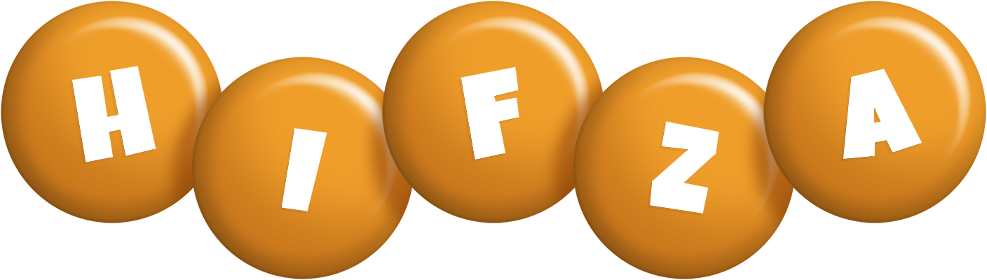 Hifza candy-orange logo