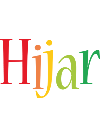 Hijar birthday logo