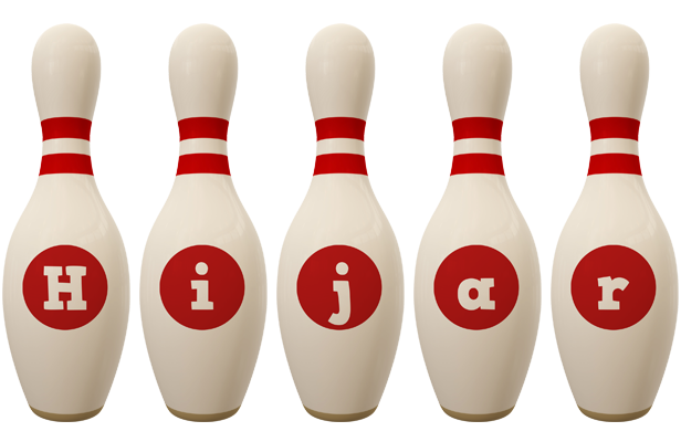 Hijar bowling-pin logo