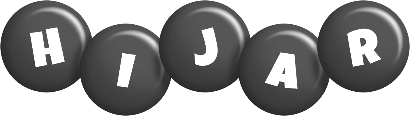 Hijar candy-black logo