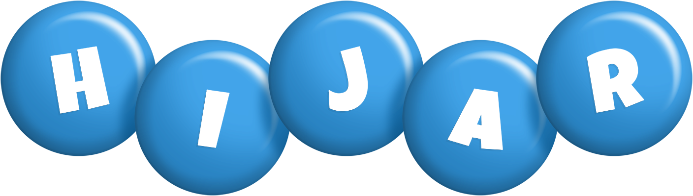 Hijar candy-blue logo