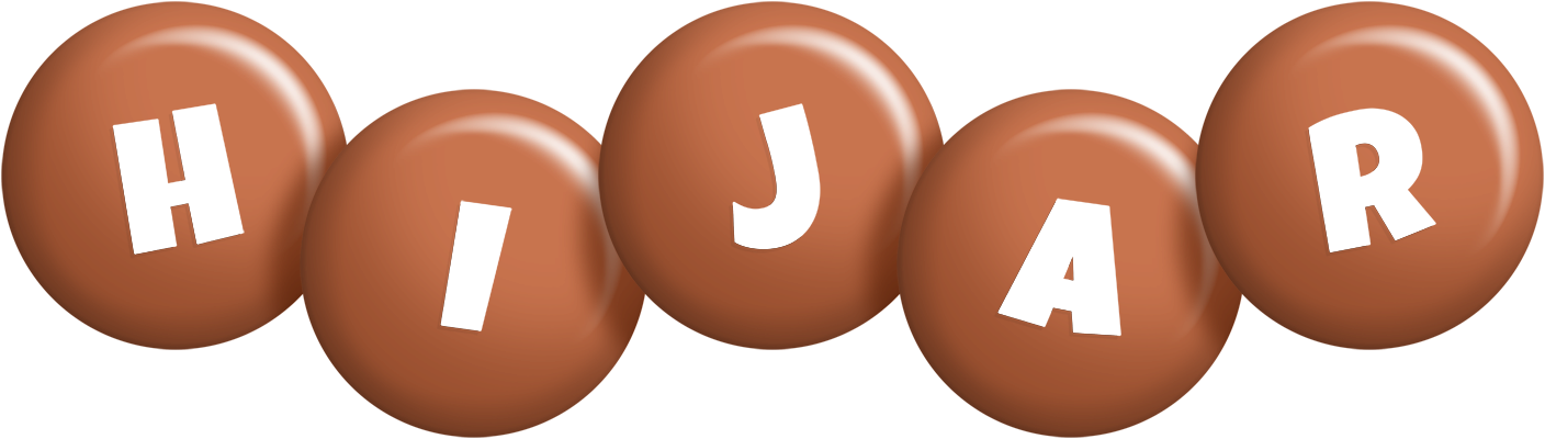 Hijar candy-brown logo
