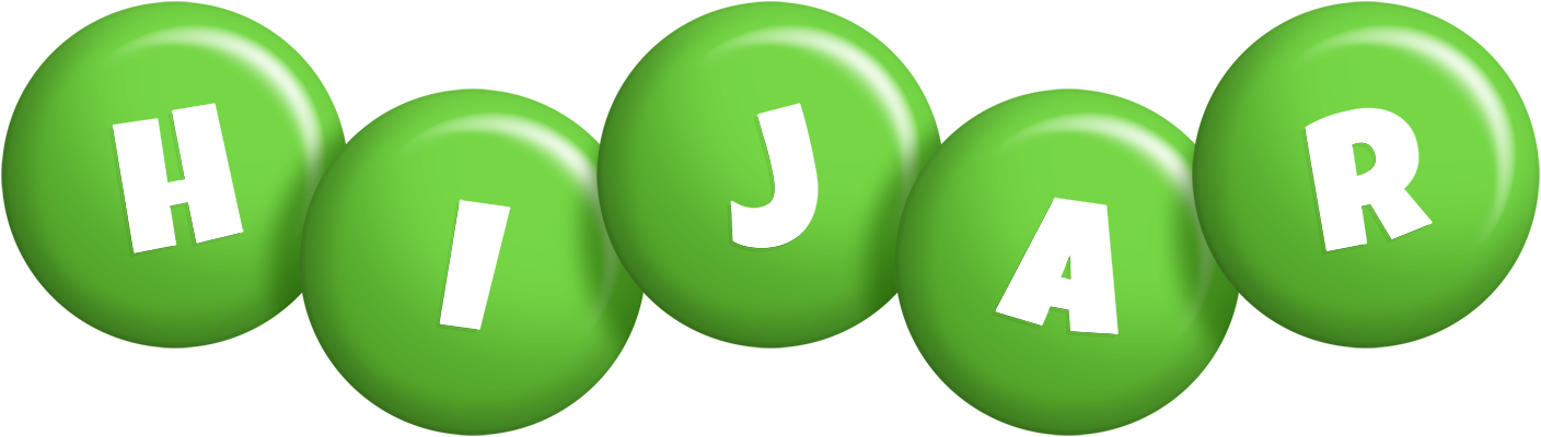 Hijar candy-green logo