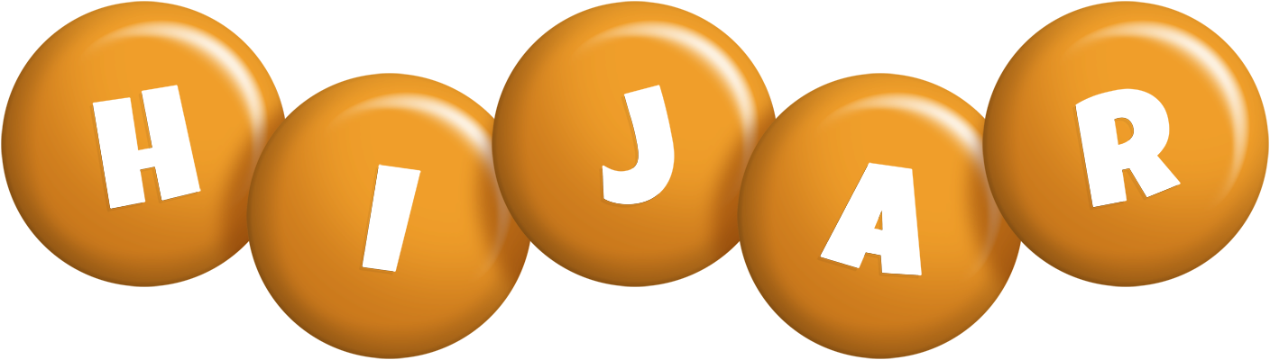 Hijar candy-orange logo