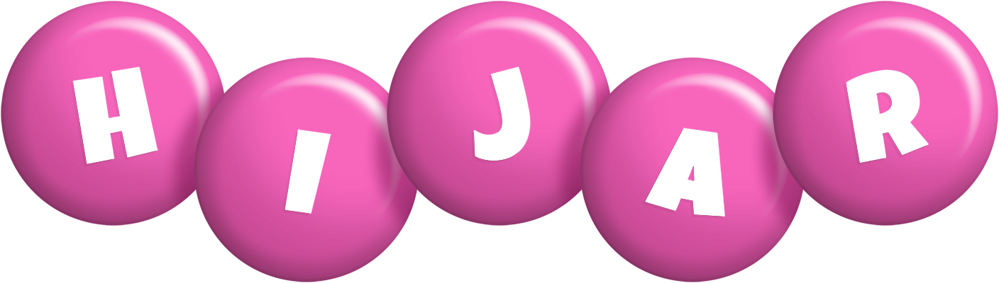 Hijar candy-pink logo