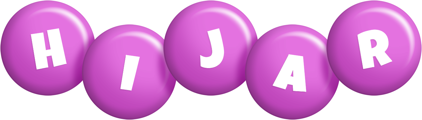 Hijar candy-purple logo