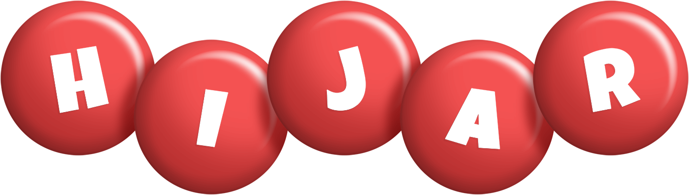 Hijar candy-red logo
