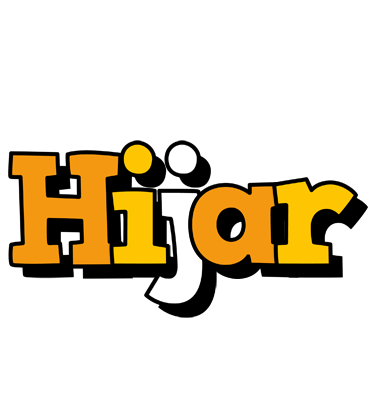 Hijar cartoon logo