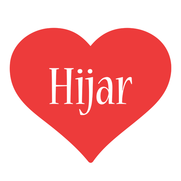 Hijar love logo