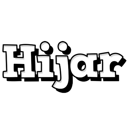 Hijar snowing logo