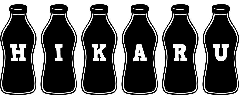 Hikaru bottle logo