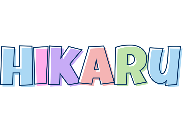 Hikaru pastel logo