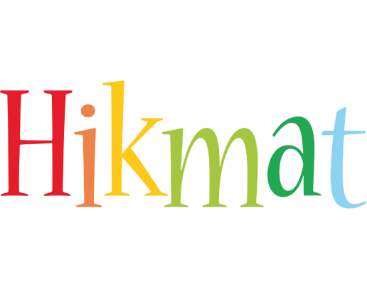 Hikmat birthday logo