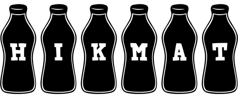 Hikmat bottle logo