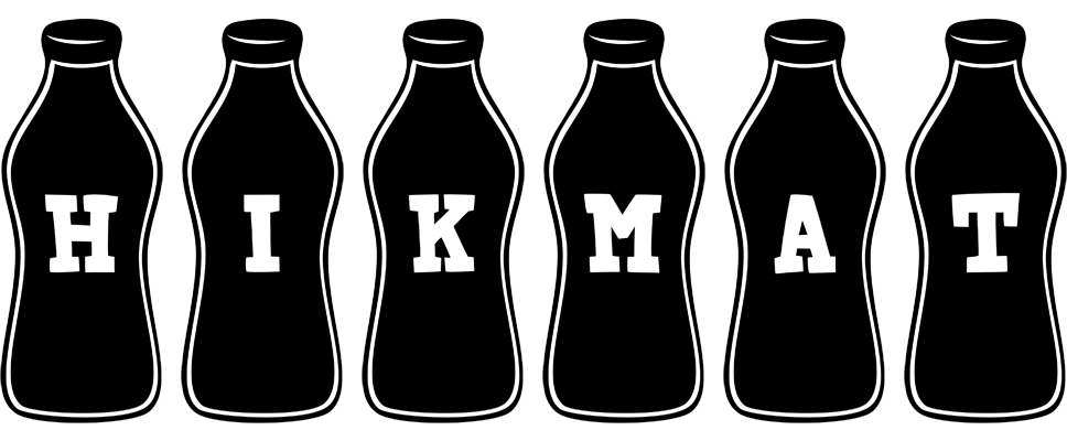 Hikmat bottle logo
