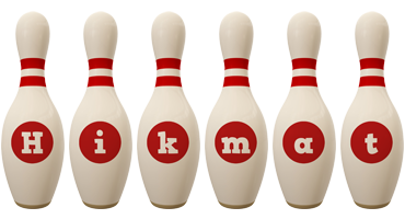 Hikmat bowling-pin logo