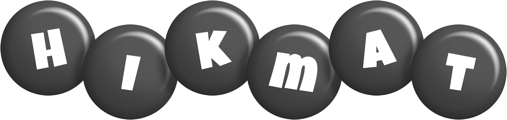 Hikmat candy-black logo