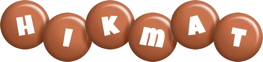 Hikmat candy-brown logo