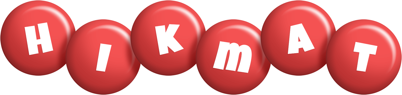Hikmat candy-red logo