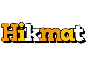 Hikmat cartoon logo