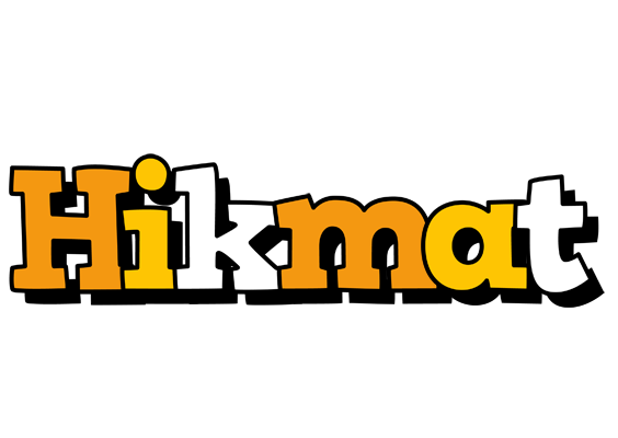 Hikmat cartoon logo