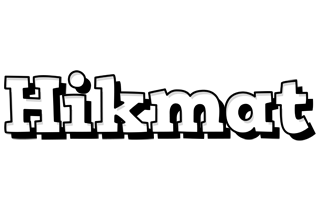 Hikmat snowing logo