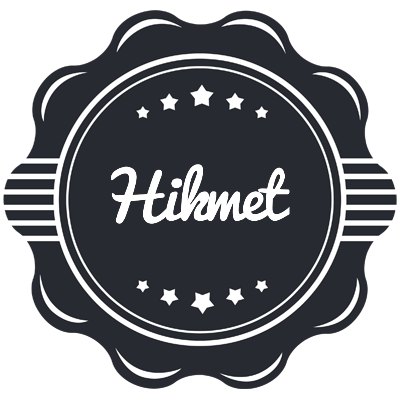 Hikmet badge logo