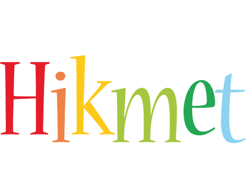 Hikmet birthday logo