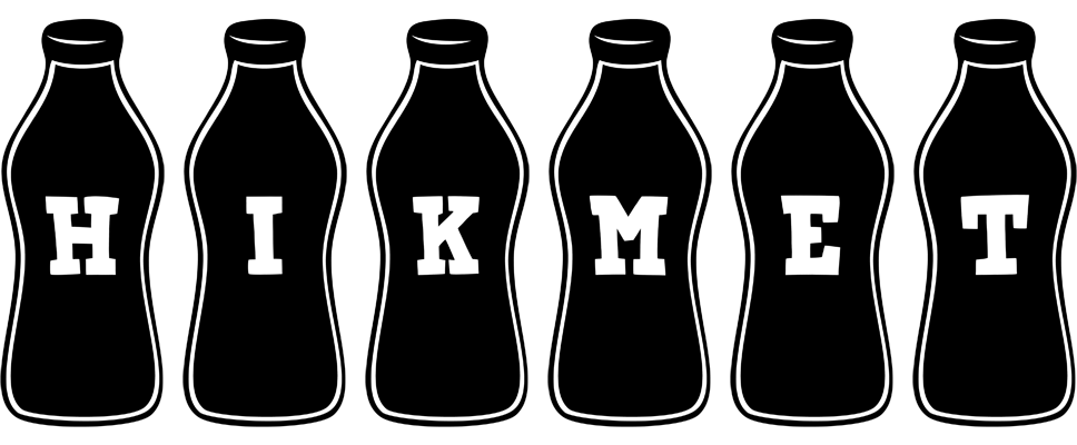 Hikmet bottle logo