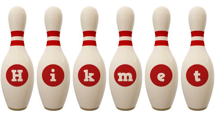 Hikmet bowling-pin logo