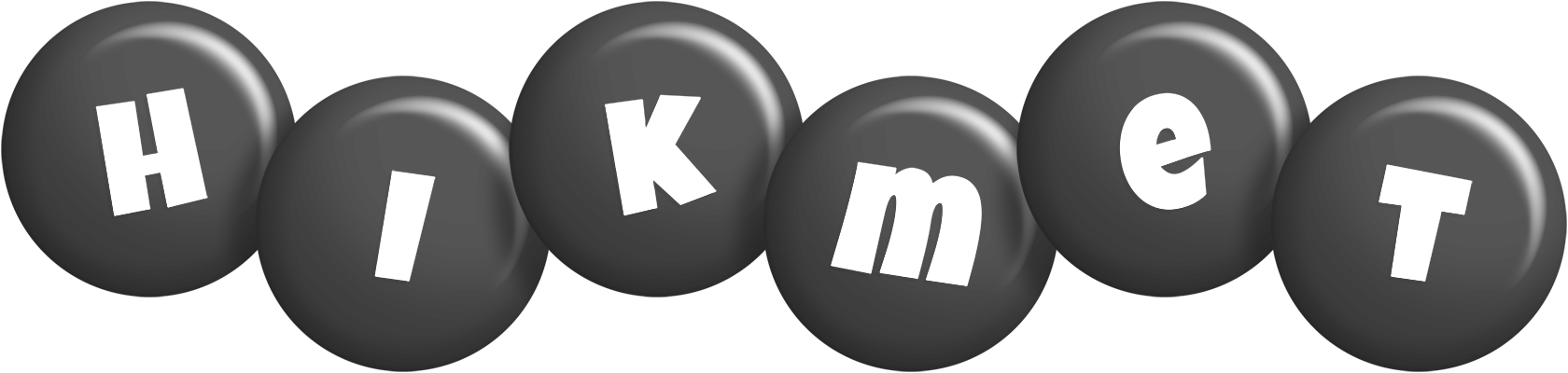 Hikmet candy-black logo