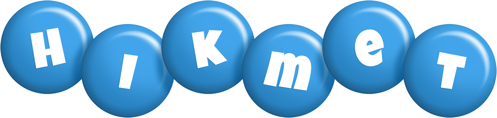 Hikmet candy-blue logo