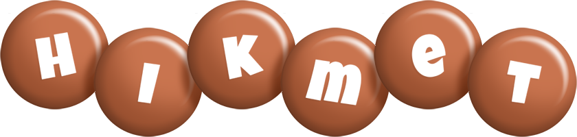 Hikmet candy-brown logo