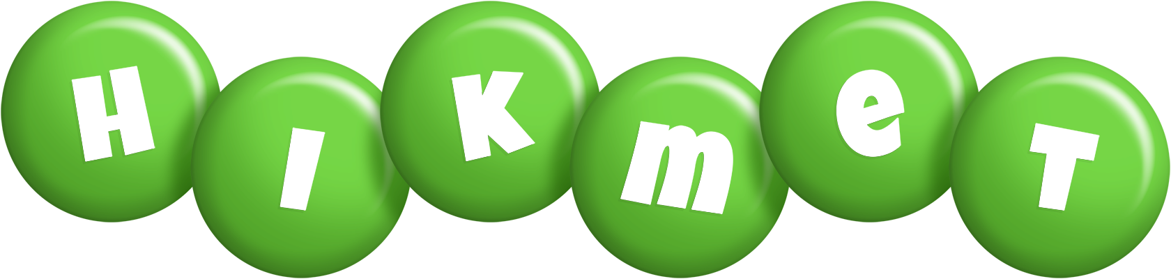 Hikmet candy-green logo