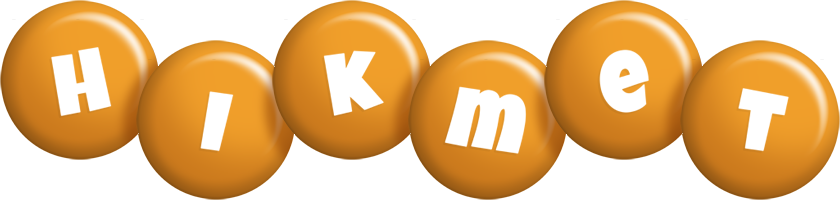 Hikmet candy-orange logo