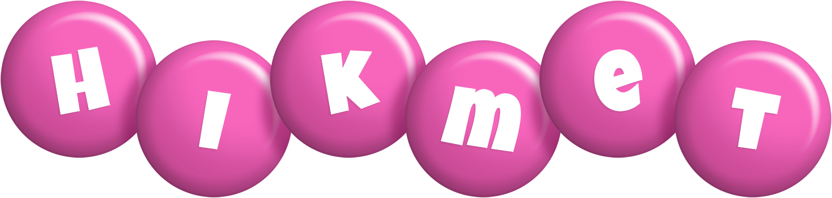 Hikmet candy-pink logo