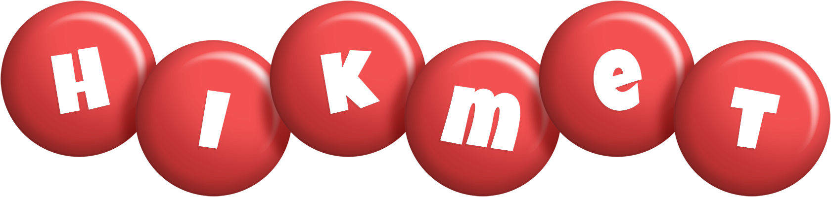 Hikmet candy-red logo