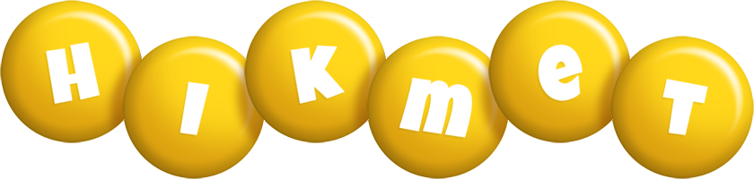 Hikmet candy-yellow logo