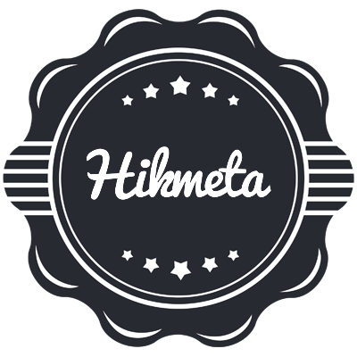 Hikmeta badge logo