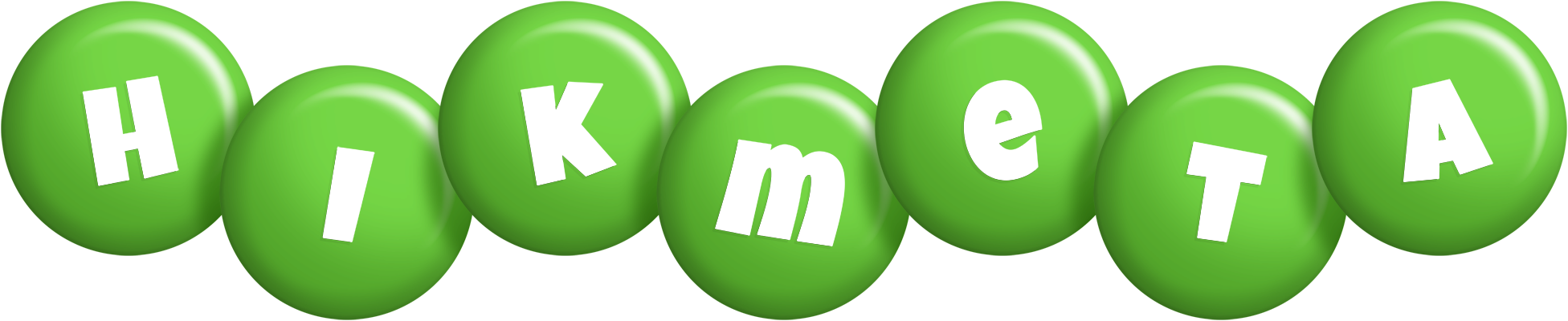 Hikmeta candy-green logo