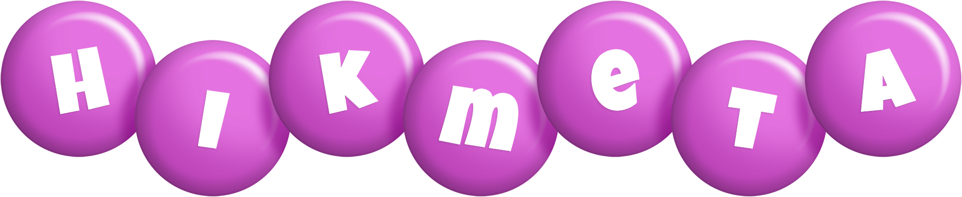Hikmeta candy-purple logo