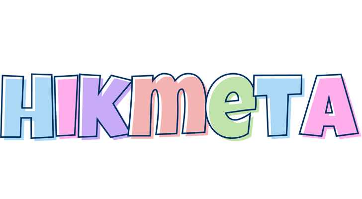 Hikmeta pastel logo